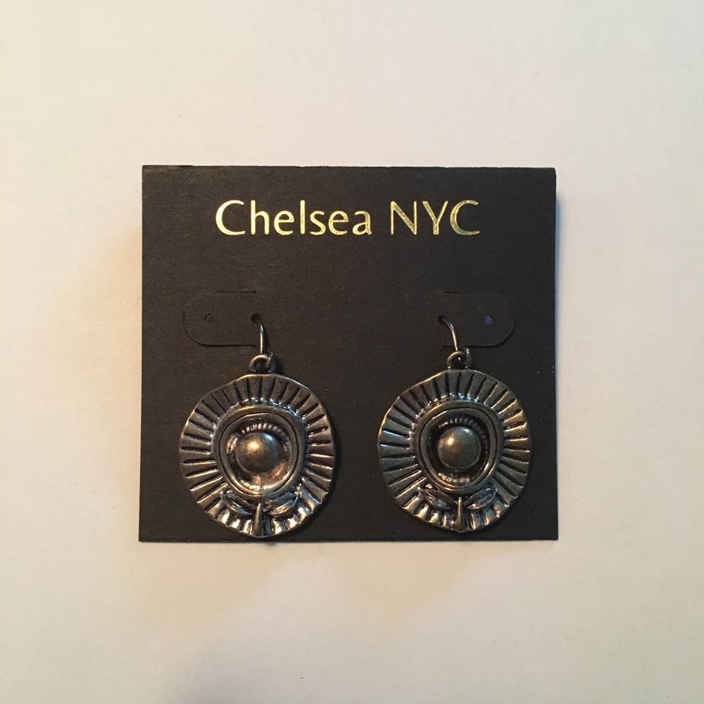 Chelsea NYC Silver Tone Earrings